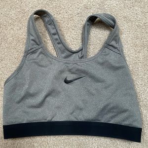 Gently worn NIKE medium racer back sports bra